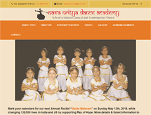 Tablet Screenshot of navanritya.org